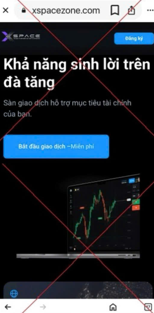 Một người mất gần 10 tỷ sau khi tạo tài khoản, Công an Hà Nội thông báo khẩn: Gặp website này hãy tránh xa- Ảnh 1.