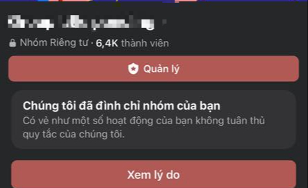 Hàng loạt group Facebook "bay màu" không rõ lý do- Ảnh 2. Hàng loạt group Facebook "bay màu" không rõ lý do- Ảnh 2.