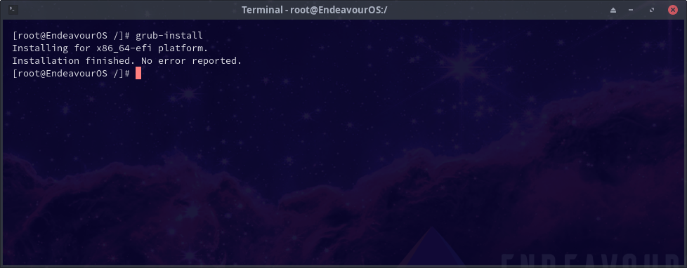 fix-grub-endeavouros-2