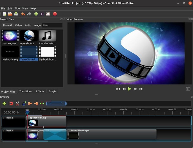 19 Phần mềm làm video trên máy tính miễn phí tốt nhất hiện nay - Ảnh 17. Phần mềm làm video trên máy tính OpenShot
