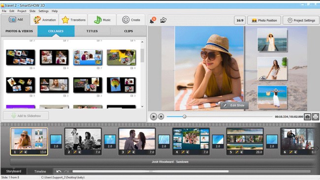 11 phần mềm làm video trên máy tính miễn phí tốt nhất hiện nay - Ảnh 17. Phần mềm làm video trên máy tính SmartShow