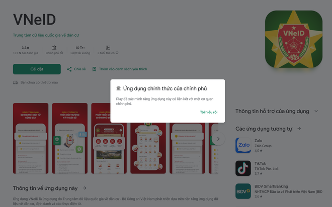 Google ra mắt tính năng Xác thực ứng dụng Chính phủ giúp hạn chế lừa đảo tại Việt Nam- Ảnh 1. Google ra mắt tính năng Xác thực ứng dụng Chính phủ giúp hạn chế lừa đảo tại Việt Nam- Ảnh 1.