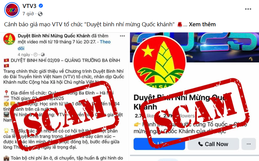 Xuất hiện chiêu trò lừa phụ huynh đăng ký “duyệt binh nhí”- Ảnh 1. Xuất hiện chiêu trò lừa phụ huynh đăng ký “duyệt binh nhí”- Ảnh 1.