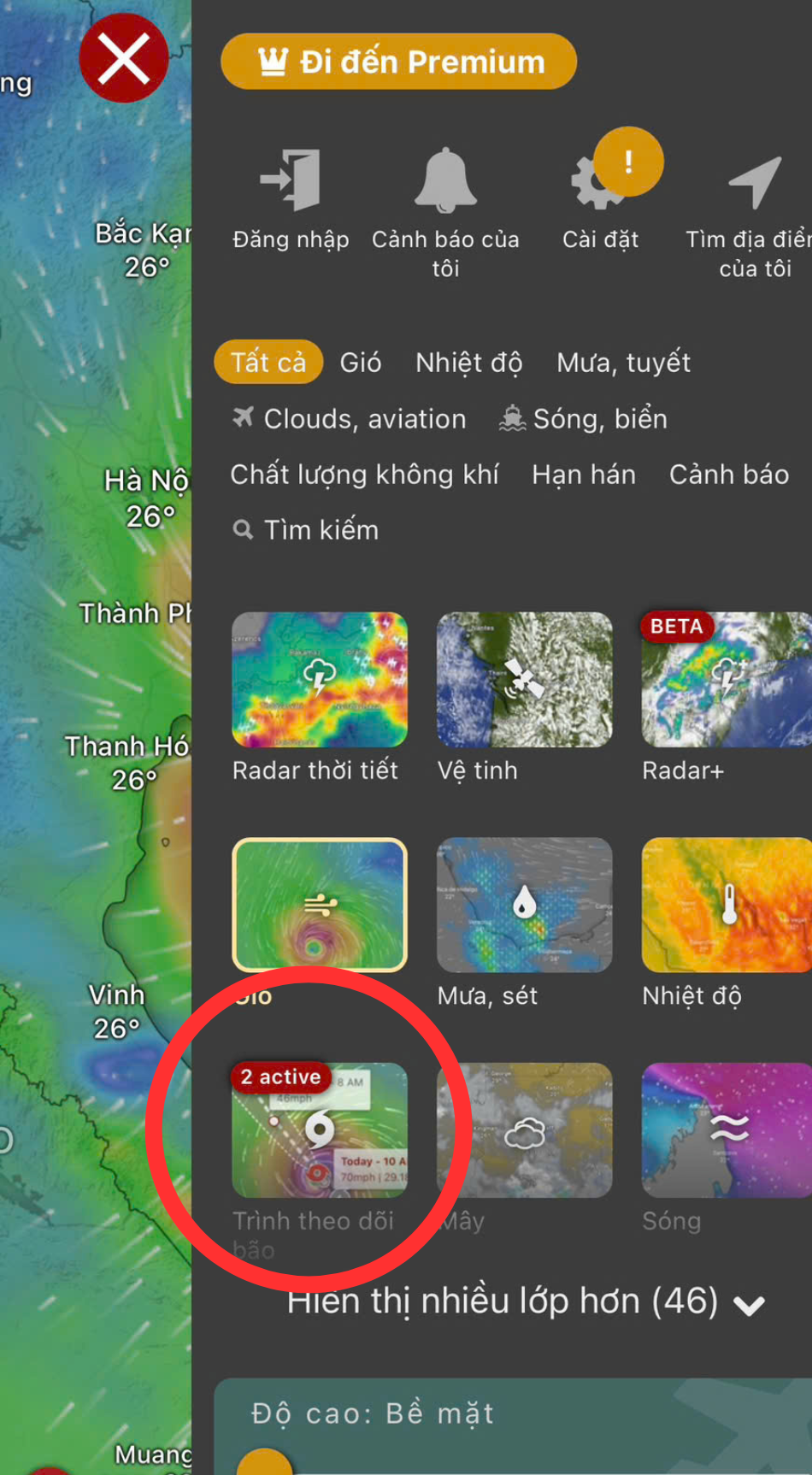 Cách theo dõi siêu bão Wipha trực tiếp trên điện thoại- Ảnh 5.