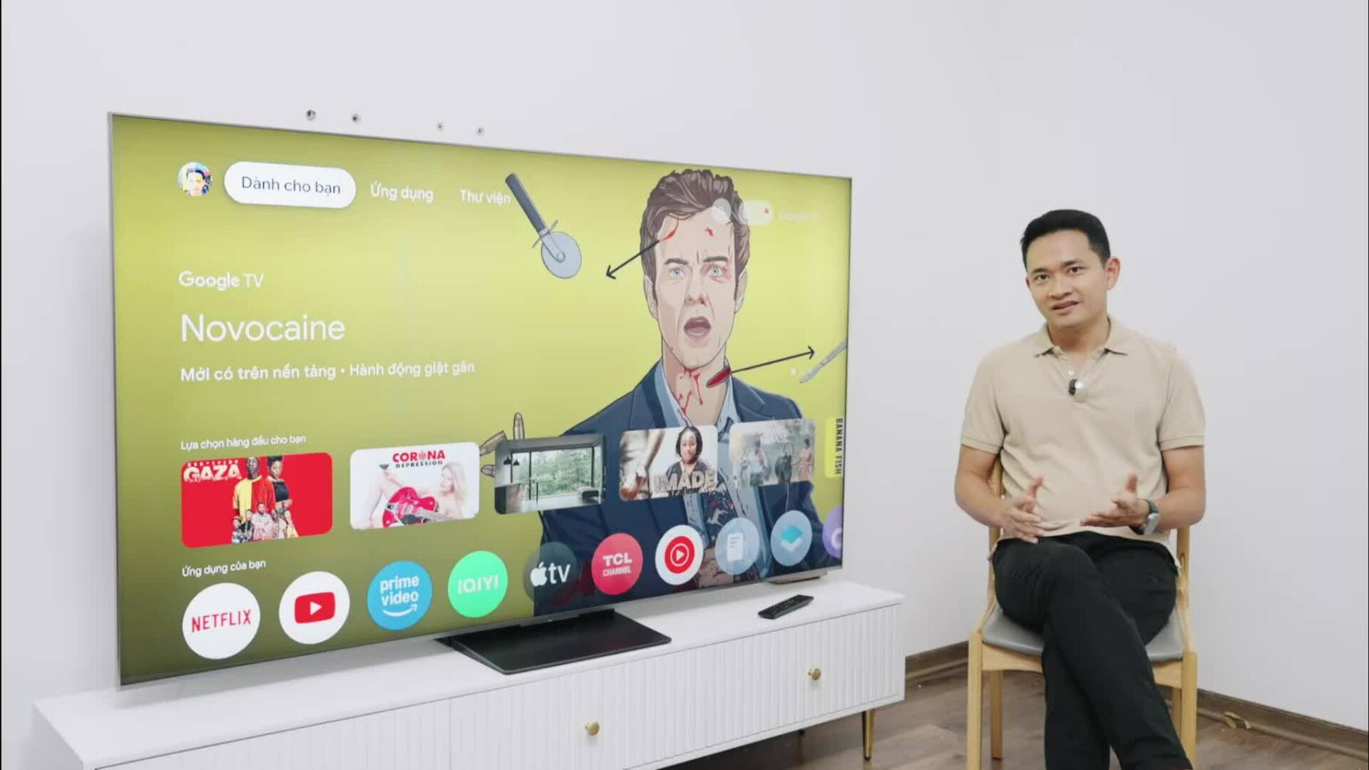 Trải nghiệm TV TCL C8K QD-Mini LED