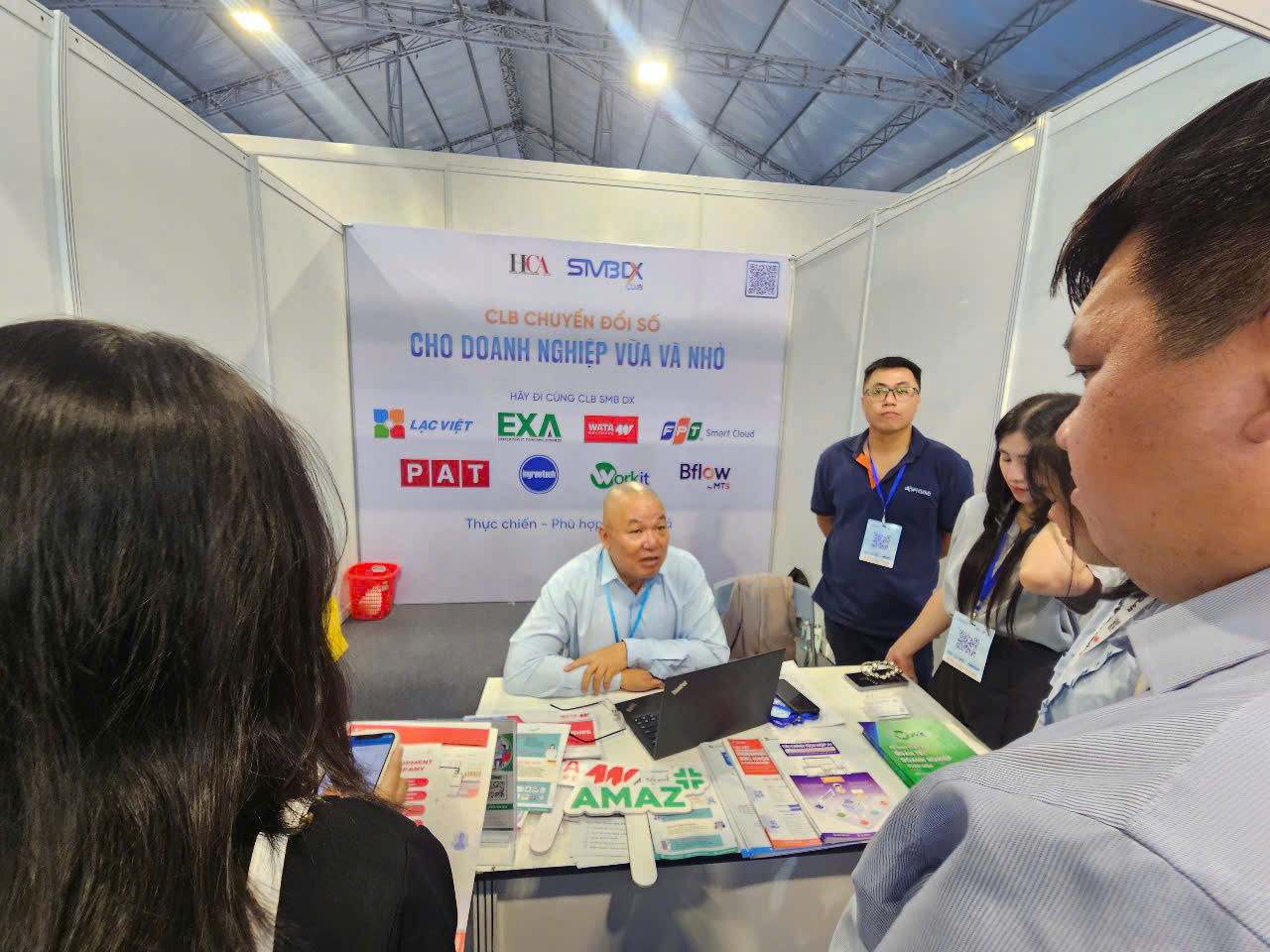 z67867191049364c3b18e5b1eb860f633ccb9aa9e153be-1752039985455790883770 Cận cảnh rô bốt hình người tại iTECH EXPO 2025 - Ảnh 5.