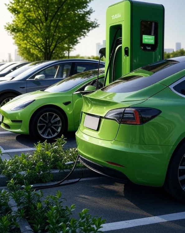 Xe điện chạy bằng “điện xanh” - Ảnh 1.