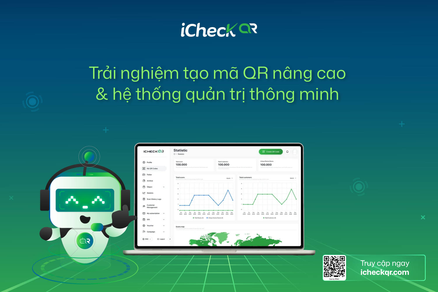Tối ưu hóa vận hành và marketing với iCheckQR – Nền tảng tạo mã QR miễn phí- Ảnh 2. Tối ưu hóa vận hành và marketing với iCheckQR – Nền tảng tạo mã QR miễn phí- Ảnh 2.