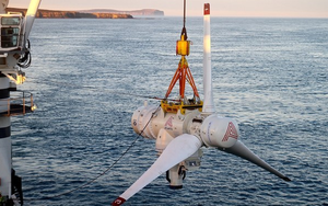 Bông hoa súng đa sắc màu từ turbine điện gió “đã nghỉ hưu” - Ảnh 3.