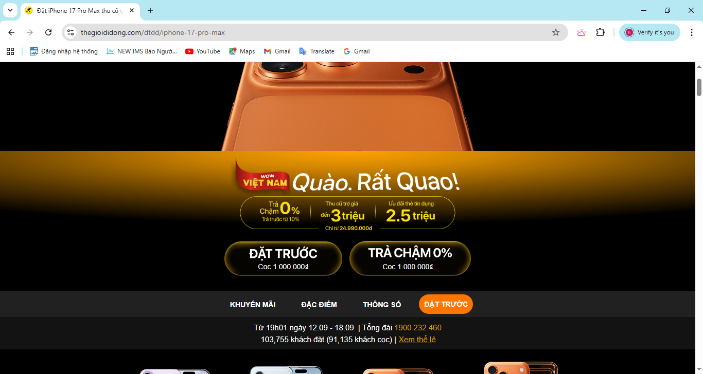 Hàng trăm ngàn chiếc iPhone 17 đã được đặt mua tại Việt Nam, mỗi giây có 44 người đặt cọc- Ảnh 3.