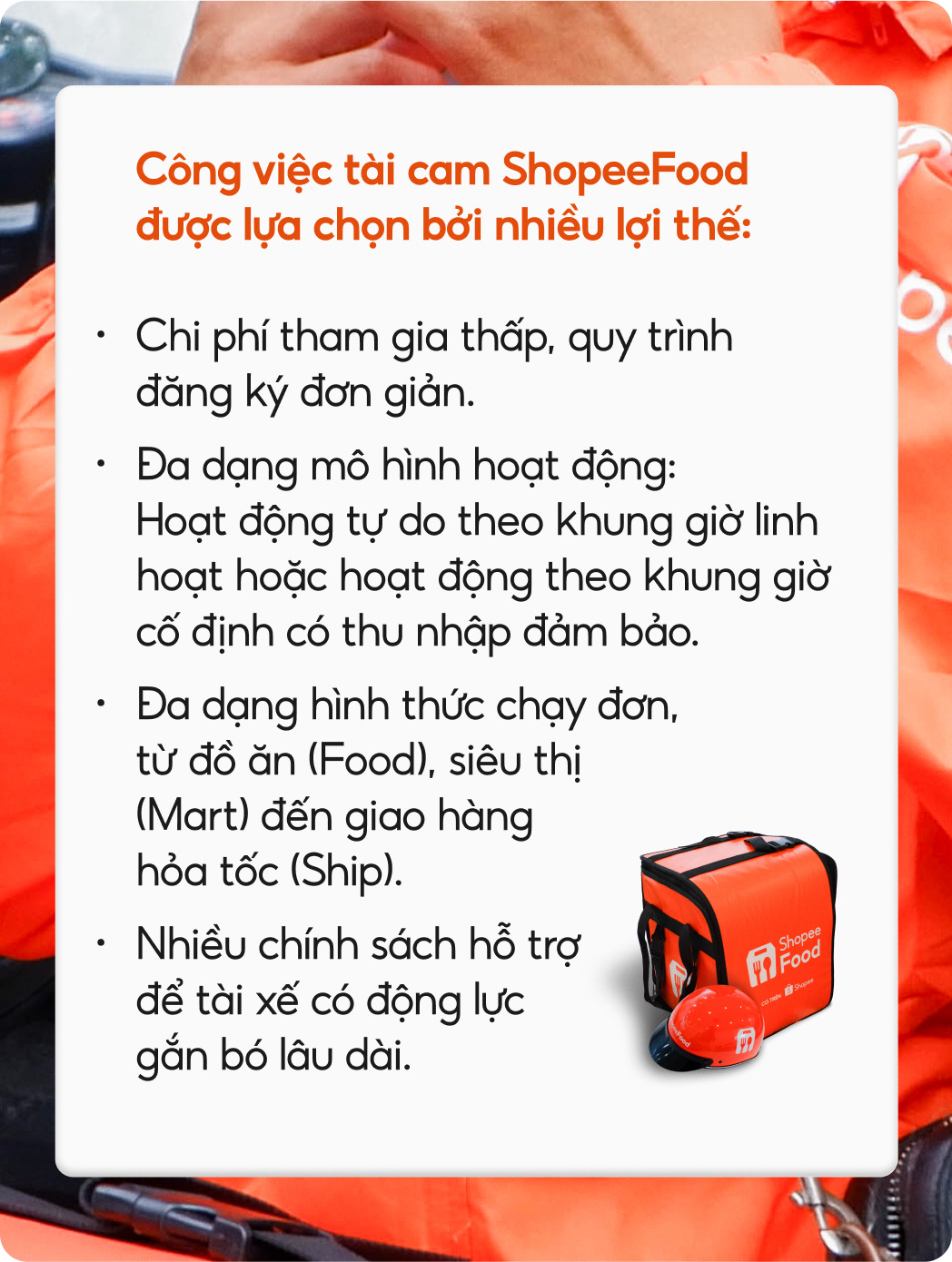 Tài cam ShopeeFood: “Tưởng làm cho vui, ai ngờ gắn bó mấy năm trời”- Ảnh 4. Tài cam ShopeeFood: “Tưởng làm cho vui, ai ngờ gắn bó mấy năm trời”- Ảnh 4.