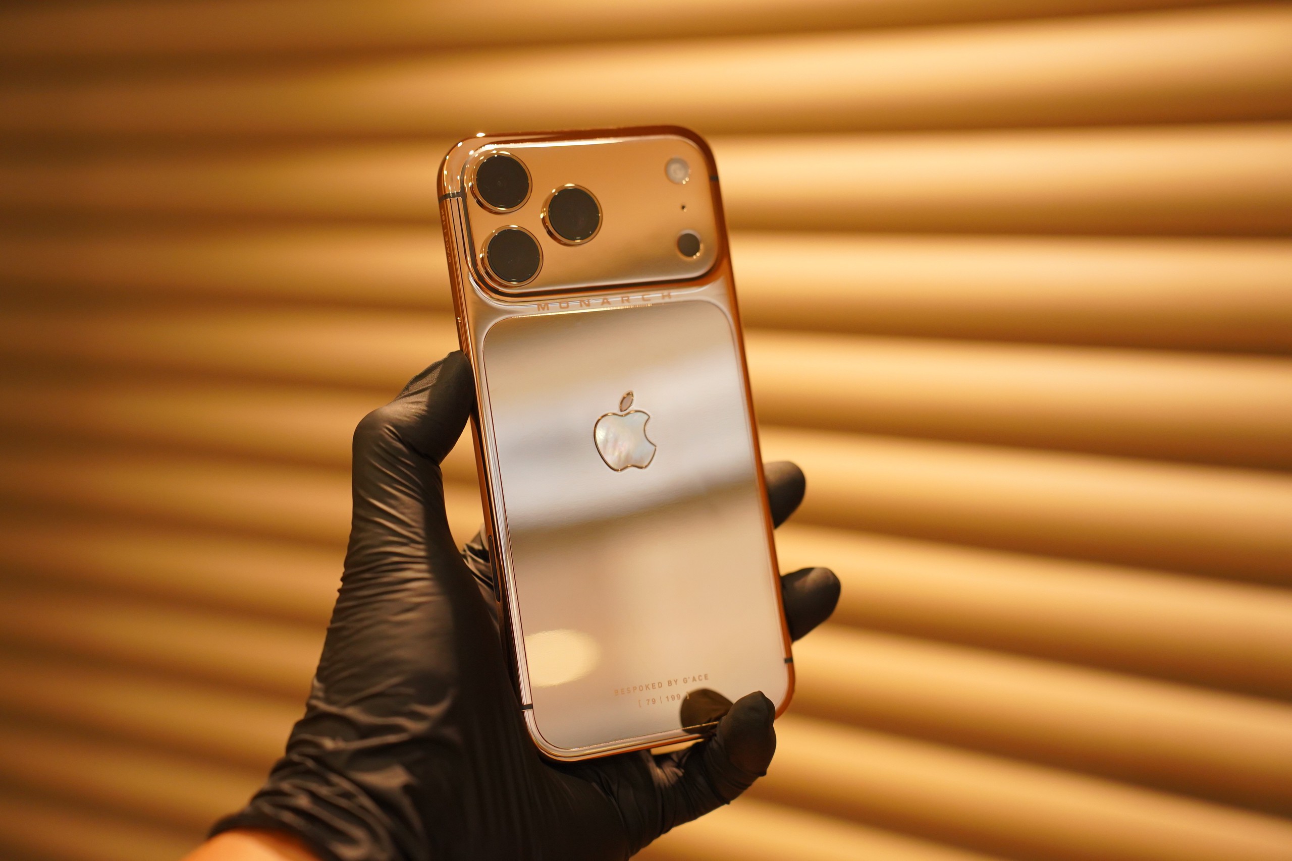 Cận cảnh iPhone 17 Pro Max mạ vàng đầu tiên thế giới do người Việt chế tác trong 33 giờ  - Ảnh 7.