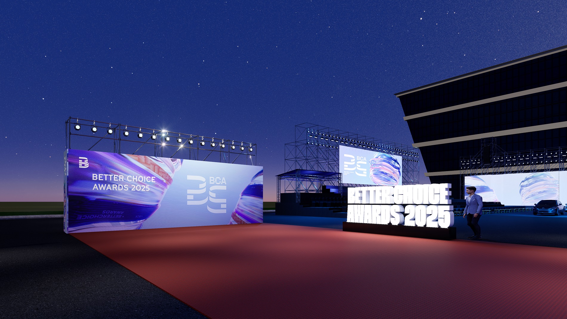 Bật mí không gian "tương lai" của Gala trao giải Better Choice Awards 2025: Từ robot, ô tô chạy lên sân khấu tới những màn trình diễn bùng nổ- Ảnh 4.