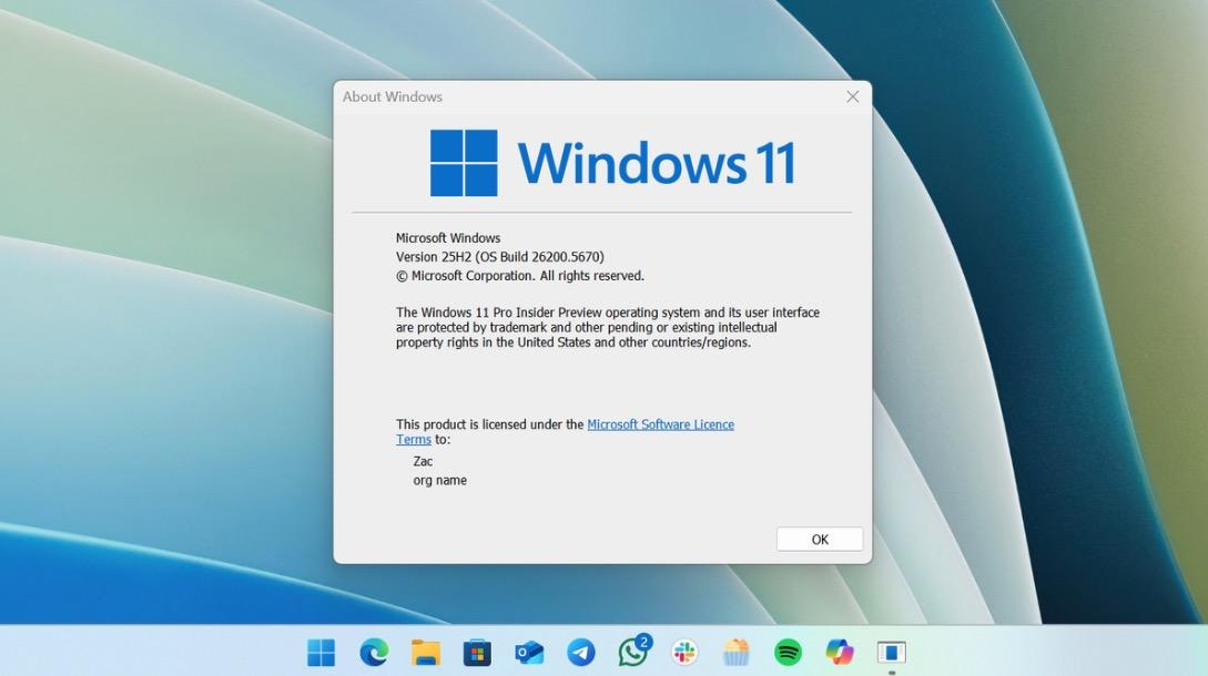 Microsoft xác nhận Windows 11 25H2 sẽ lược bỏ tính năng này- Ảnh 1.