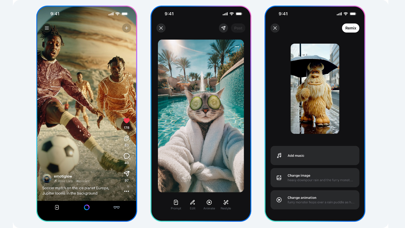 Meta ra mắt nguồn video cắt ghép bằng AI mới, bị người dùng chê là "rác vô tận"- Ảnh 2. Meta ra mắt nguồn video cắt ghép bằng AI mới, bị người dùng chê là "rác vô tận"- Ảnh 2.