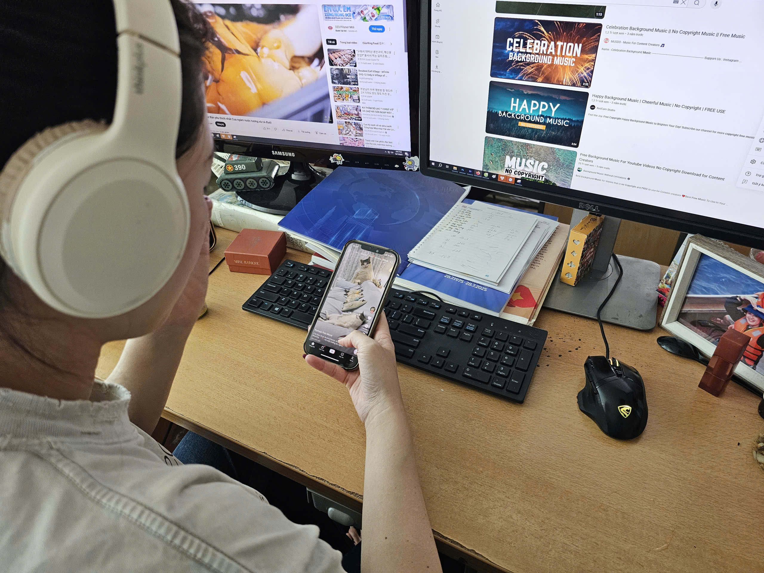 Nhiều hệ lụy khi nghiện lướt video ngắn - Ảnh 1. Nhiều hệ lụy khi nghiện lướt video ngắn - Ảnh 1.