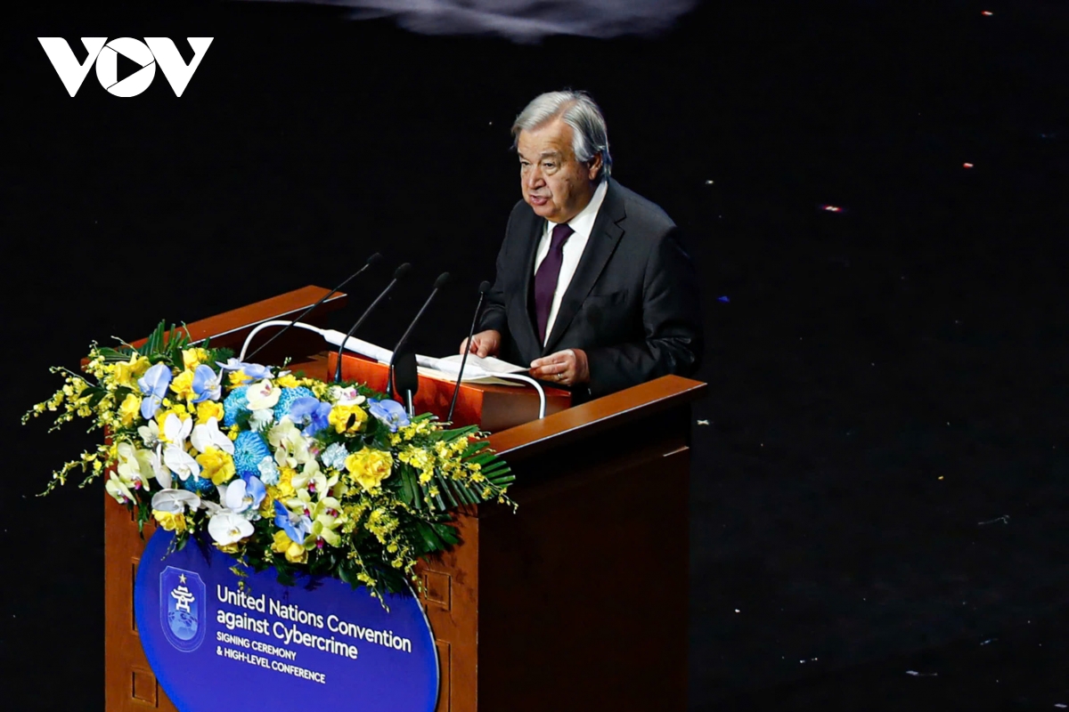 Toàn cảnh Lễ mở ký Công ước Hà Nội về chống tội phạm mạng- Ảnh 4.
