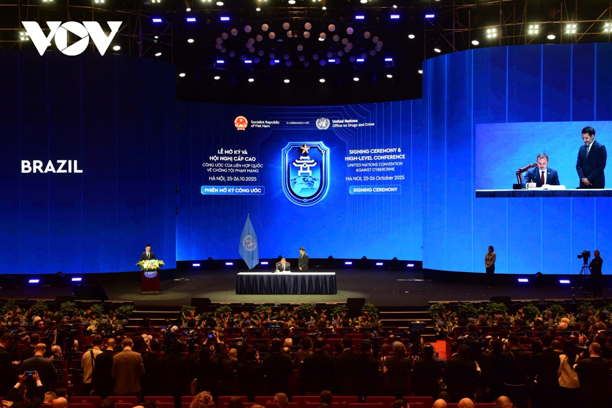 Toàn cảnh Lễ mở ký Công ước Hà Nội về chống tội phạm mạng- Ảnh 10.