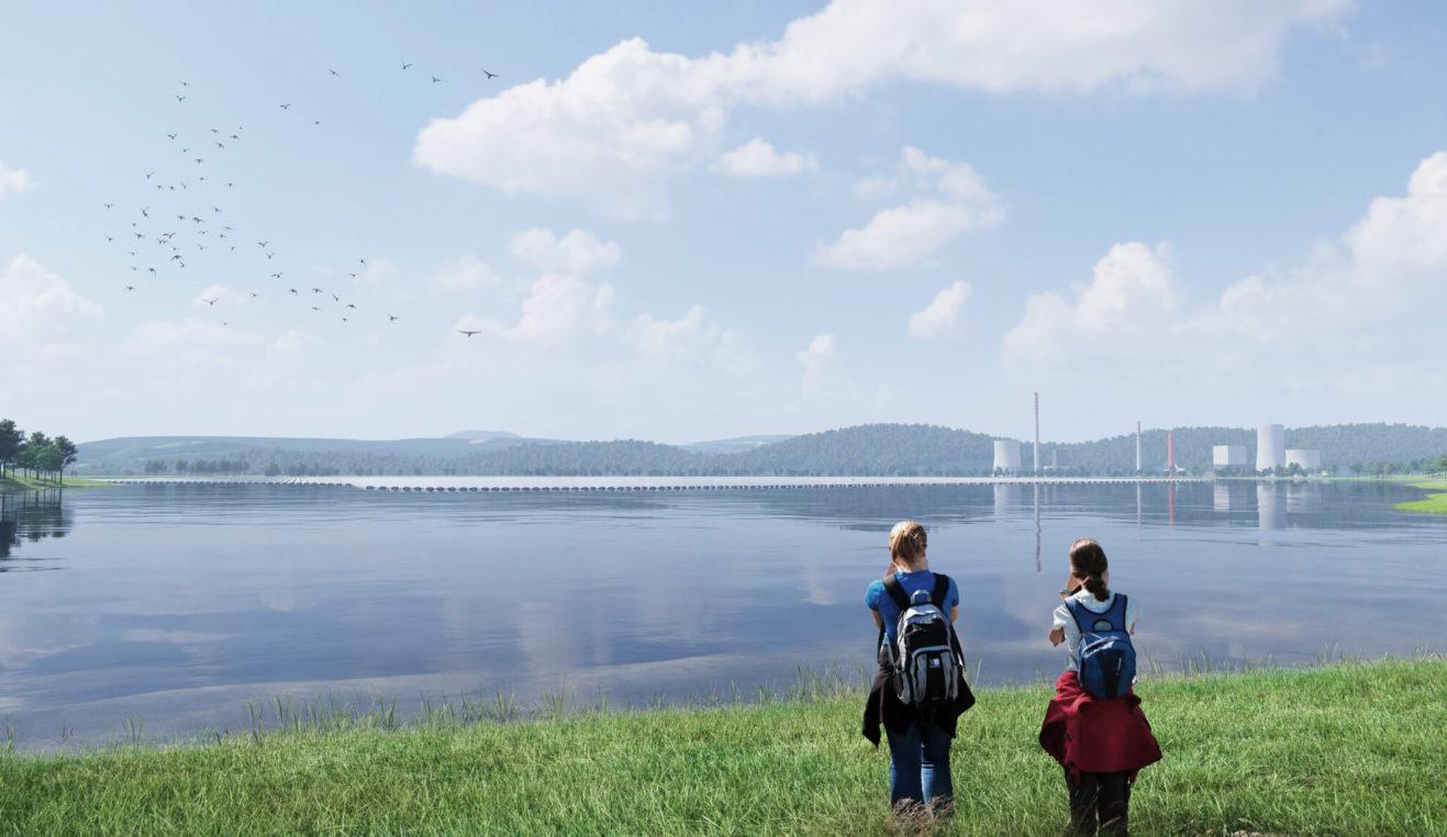 Nhà máy điện mặt trời nổi 140 MW lớn nhất châu Âu có gì đặc biệt? - Ảnh 1.