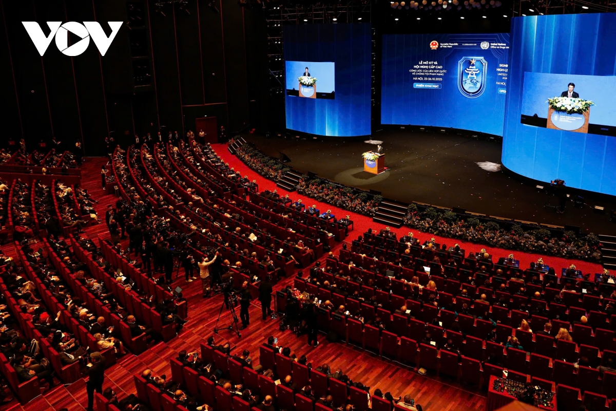 Toàn cảnh Lễ mở ký Công ước Hà Nội về chống tội phạm mạng- Ảnh 2.