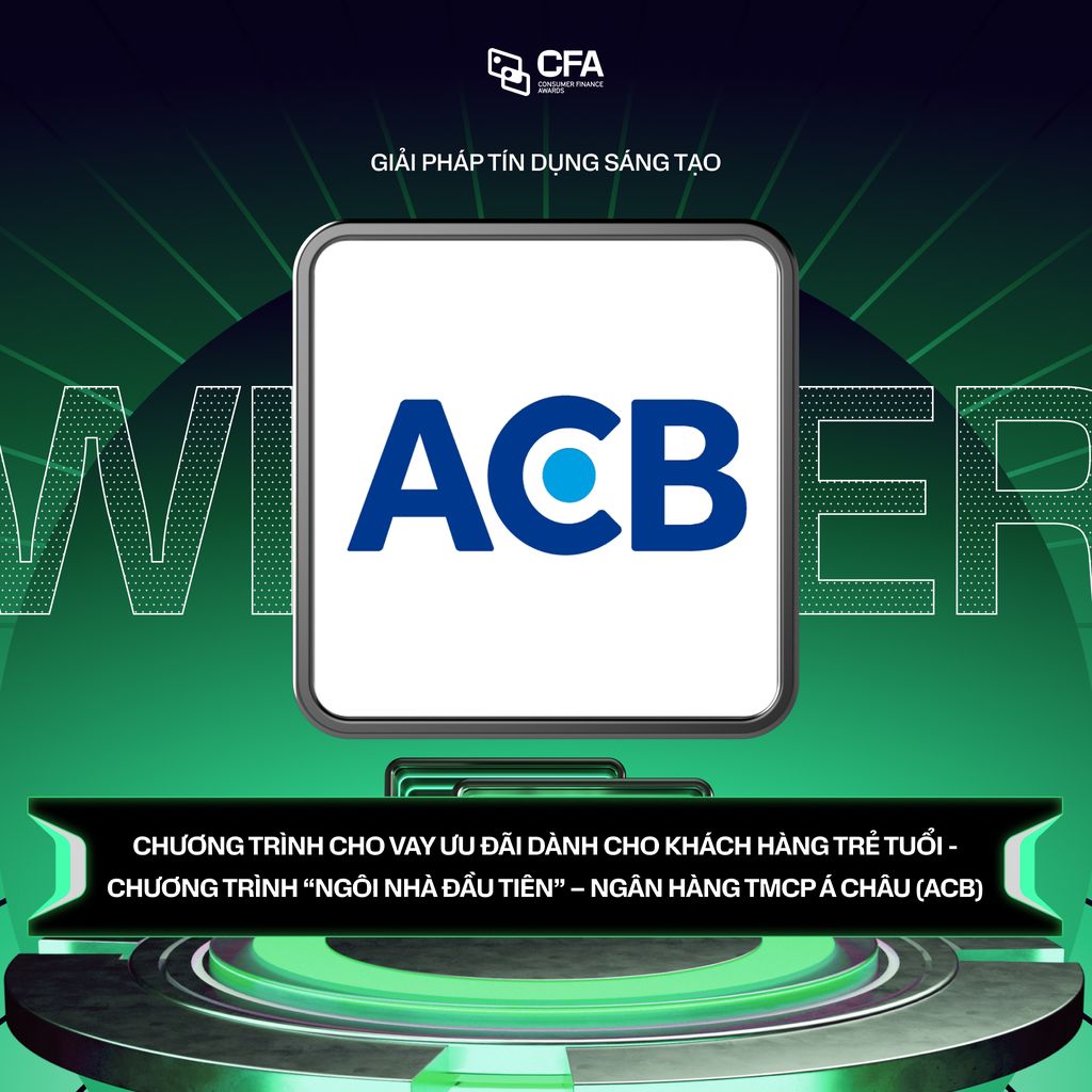 Better Choice Awards 2025 gọi tên ACB: Giải pháp tín dụng Sáng tạo xuất sắc nhất năm- Ảnh 1. Better Choice Awards 2025 gọi tên ACB: Giải pháp tín dụng Sáng tạo xuất sắc nhất năm- Ảnh 1.