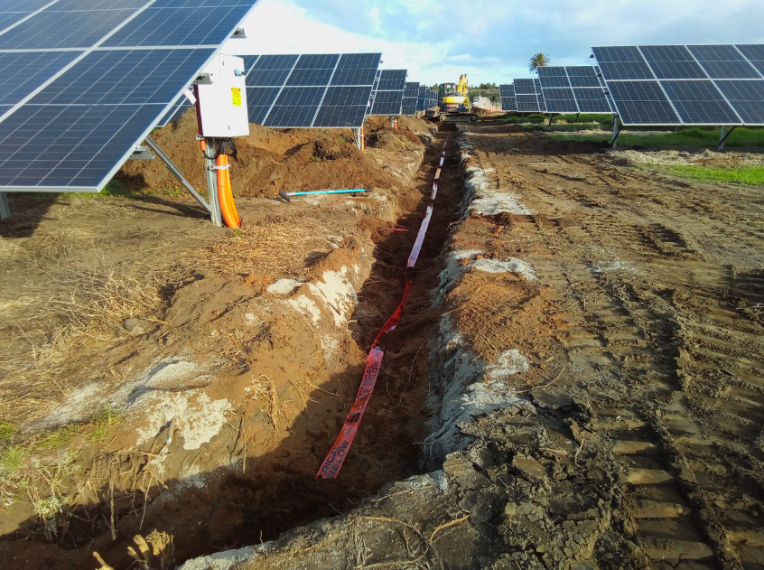 viec-xay-dung-trang-trai-dien-mat-troi-dang-dien-ra-suon-se-new-energy-nz-5-1759391396513836006673 Sân bay “tự cung tự cấp” với 14,7 triệu kWh điện mặt trời - Ảnh 6.