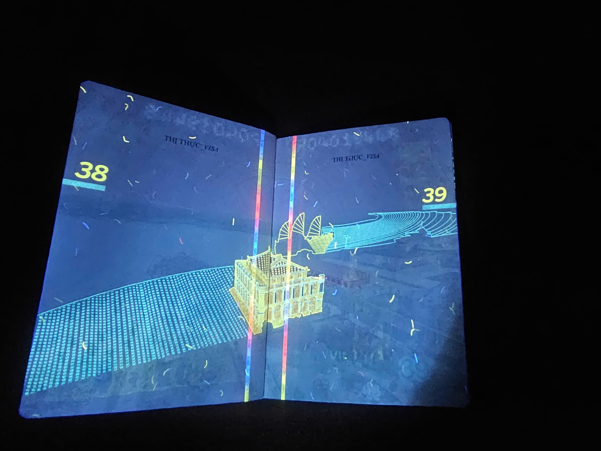 Hé lộ nhiều hình ảnh 'bất ngờ' trên hộ chiếu Việt Nam khi soi tia UV - Ảnh 19.
