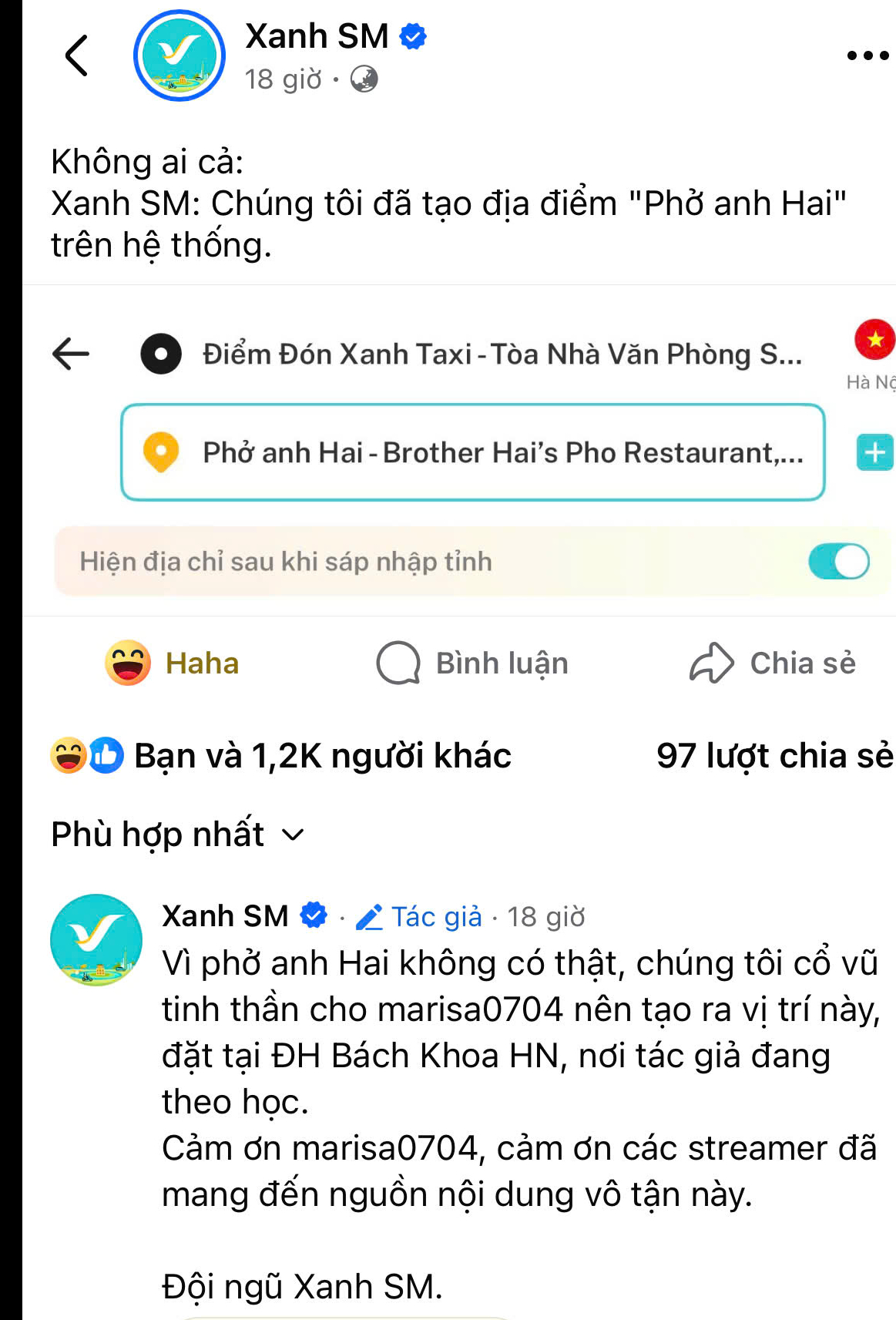 Thương hiệu Việt rầm rộ “đu trend” Phở anh Hai, mạng xã hội dậy sóng - Ảnh 2.
