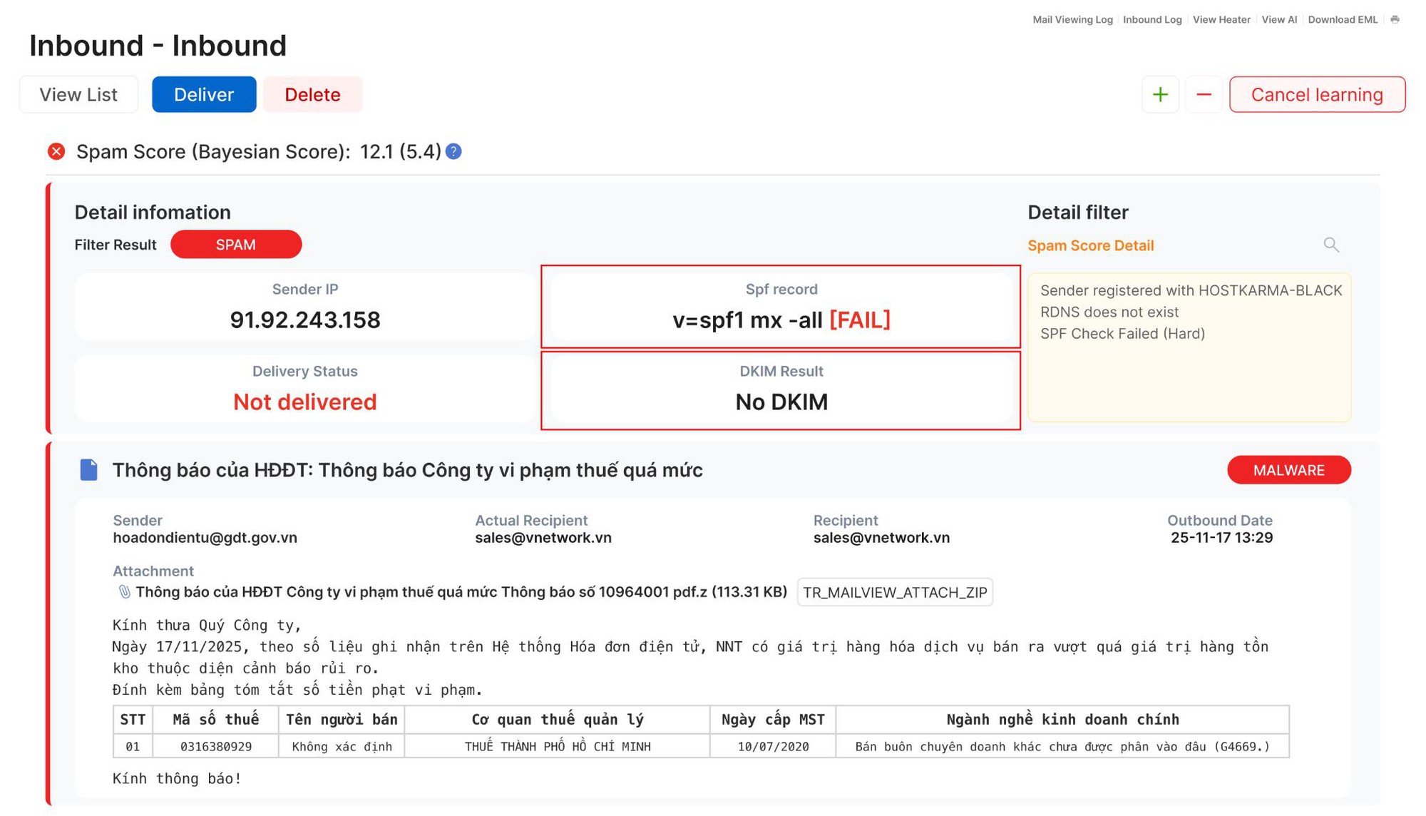 Chuyên gia cảnh báo bùng phát email giả mạo cơ quan Nhà nước- Ảnh 1. Chuyên gia cảnh báo bùng phát email giả mạo cơ quan Nhà nước- Ảnh 1.