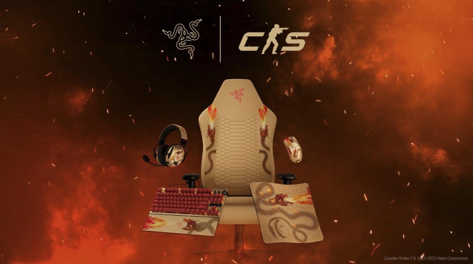 Razer "triệu hồi" Dragon Lore từ Counter-Strike 2 ra đời thực – khi skin huyền thoại hóa thân thành gaming gear trên bàn của bạn- Ảnh 1.