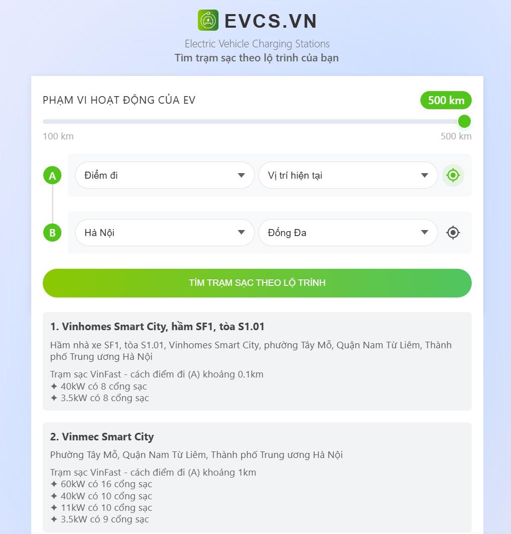 Gạt bỏ nỗi lo hết pin với Bản Đồ Trạm Sạc Toàn Quốc từ EVCS.VN - Ảnh 4.