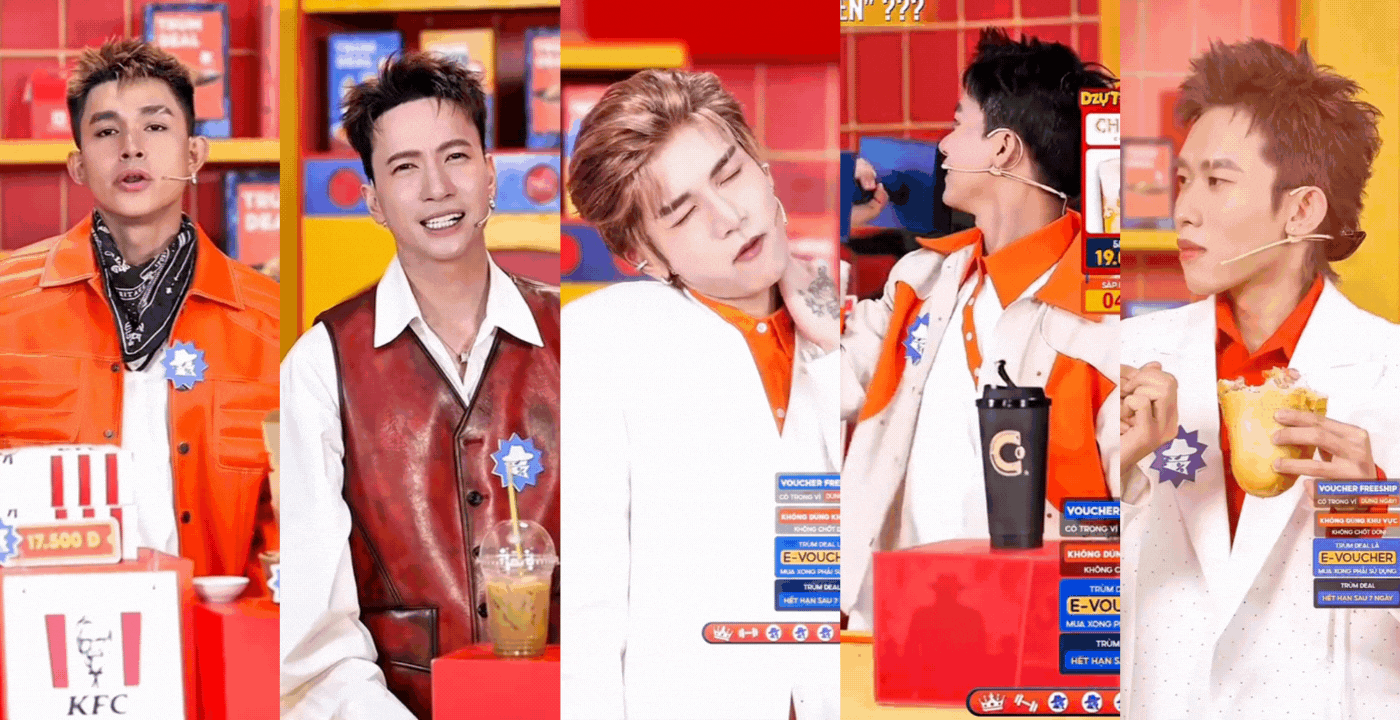 Bùng nổ cuộc chiến Trùm Deal ShopeeFood: 5 anh tài B.O.F so găng, cộng đồng fan dậy sóng- Ảnh 1. Bùng nổ cuộc chiến Trùm Deal ShopeeFood: 5 anh tài B.O.F so găng, cộng đồng fan dậy sóng- Ảnh 1.