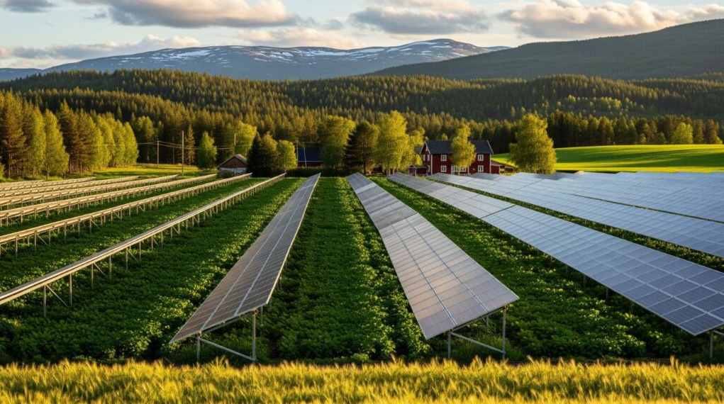 Nhà máy điện mặt trời nông nghiệp 46 MW: Bước ngoặt quan trọng cho quốc gia Bắc Âu- Ảnh 1. Nhà máy điện mặt trời nông nghiệp 46 MW: Bước ngoặt quan trọng cho quốc gia Bắc Âu- Ảnh 1.