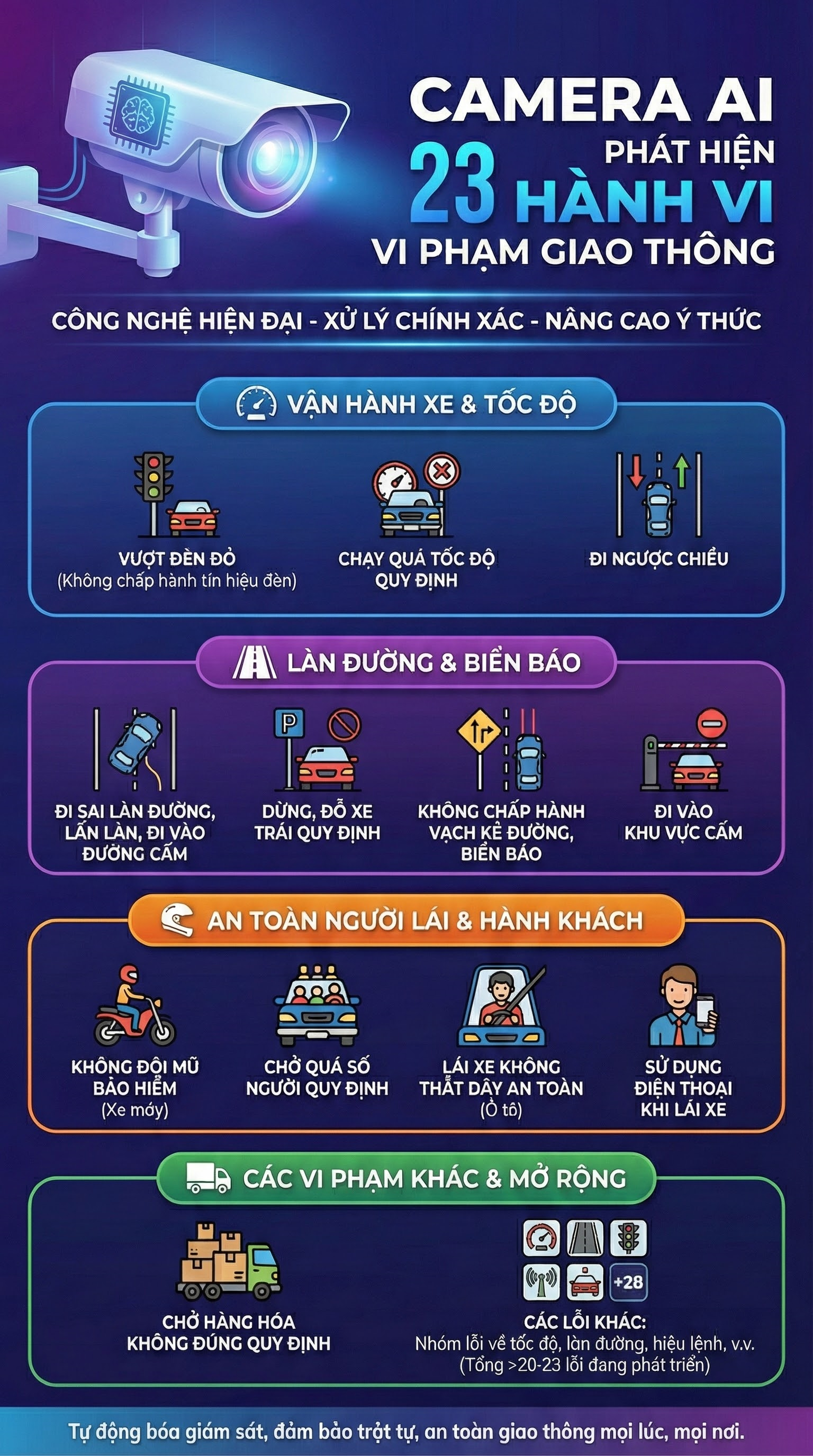 Từ nay trở đi, camera AI sẽ đặc biệt chú ý 23 lỗi vi phạm giao thông này, mọi người dân cần biết- Ảnh 4.