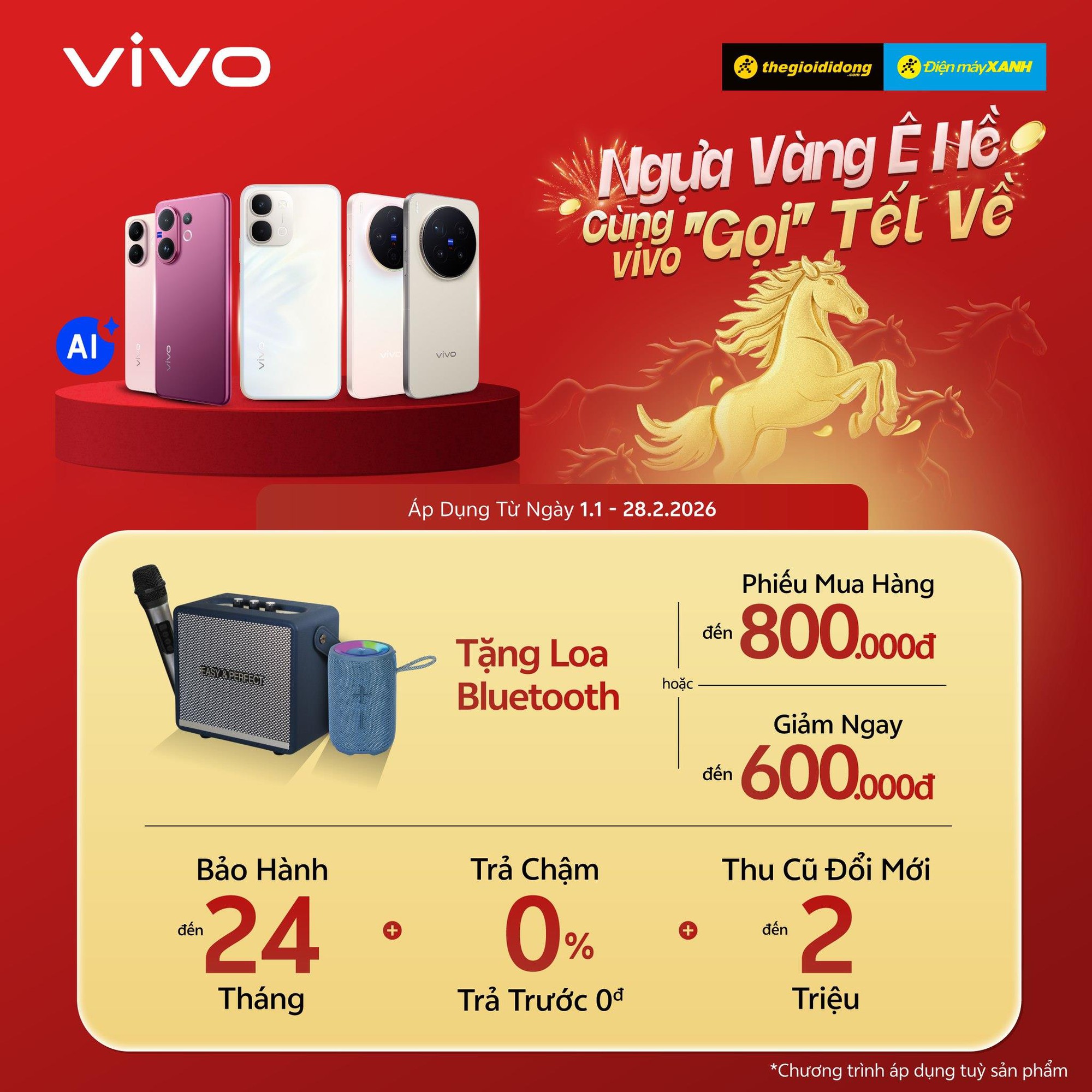 Hái lộc vàng, đón Tết rộn ràng với chiến dịch “Cùng vivo gọi tết về” - Ảnh 2.