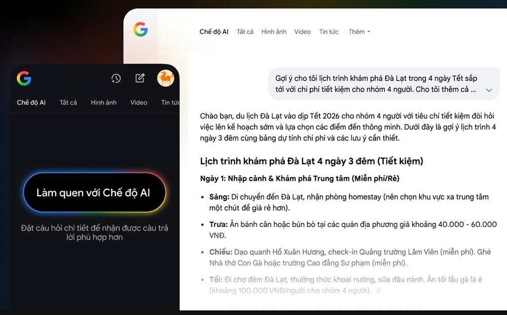 Người Việt đón Tết 2026 thông minh hơn với Google Tìm kiếm và AI - Ảnh 2. Người Việt đón Tết 2026 thông minh hơn với Google Tìm kiếm và AI - Ảnh 2.