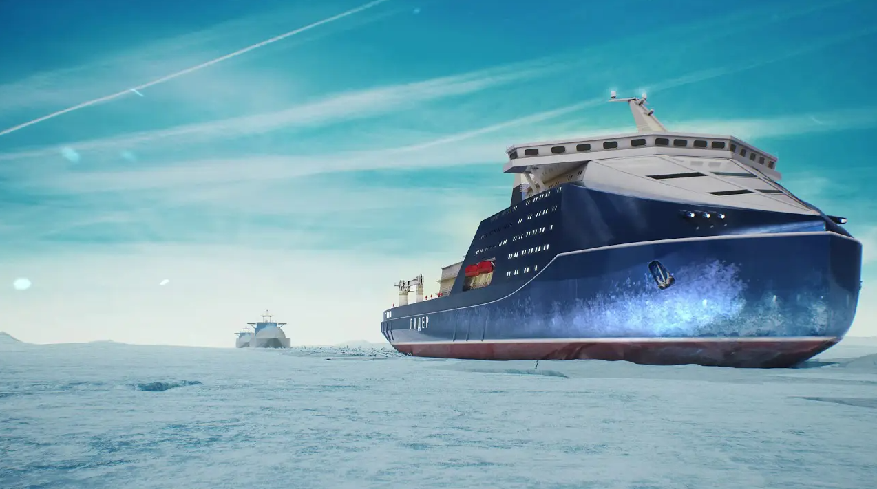 Nga đóng tàu phá băng chạy bằng năng lượng hạt nhân “mạnh nhất” - Ảnh 1.