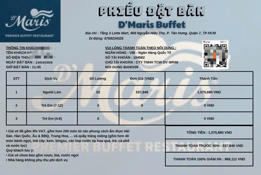 Cảnh báo lừa đảo qua fanpage giả mạo nhà hàng Buffet tại Việt Nam - Ảnh 1.