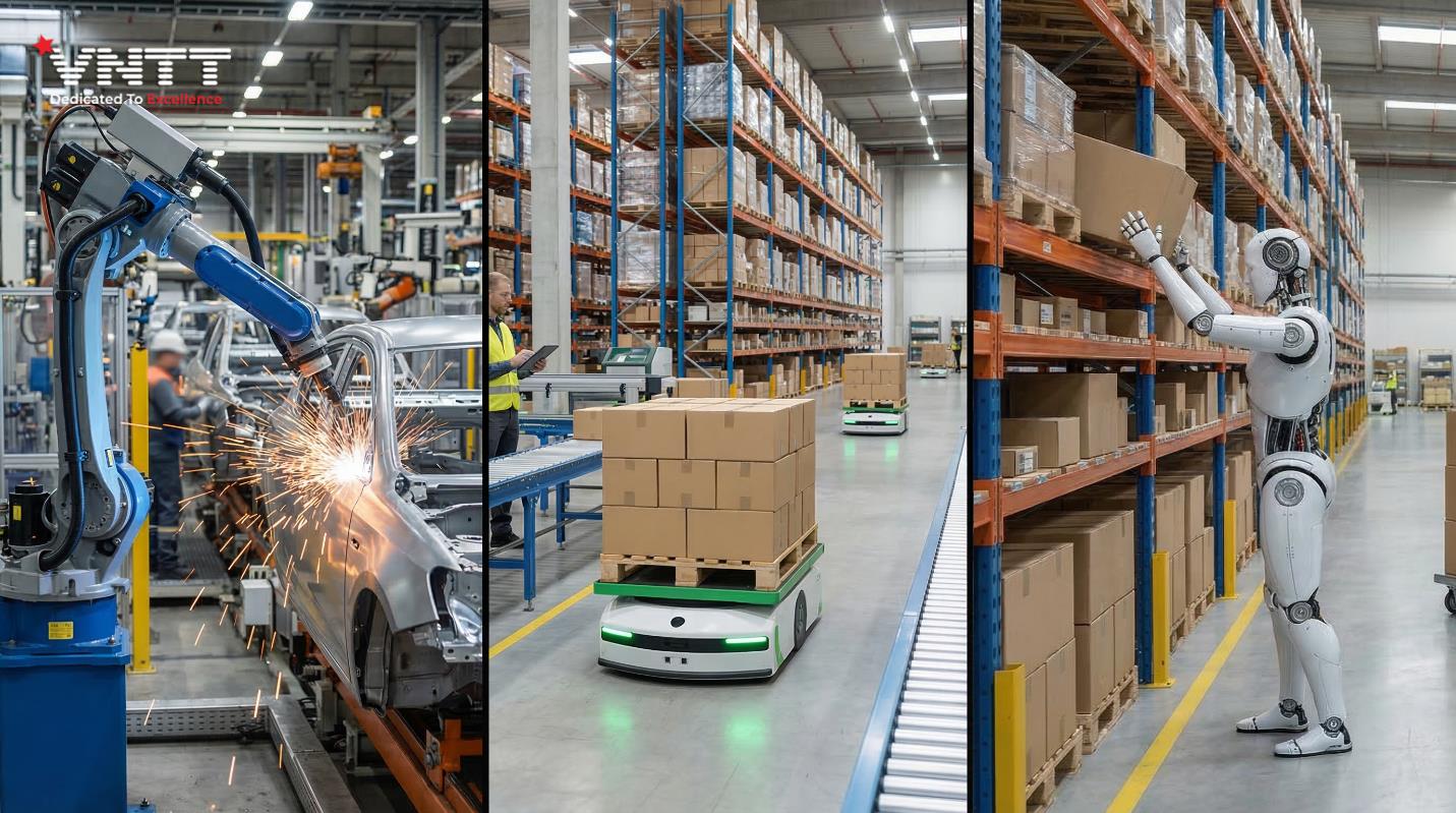 VNTT công bố Smart Robotics, hướng tới hệ sinh thái tự động hóa sản xuất và logistics - Ảnh 1.