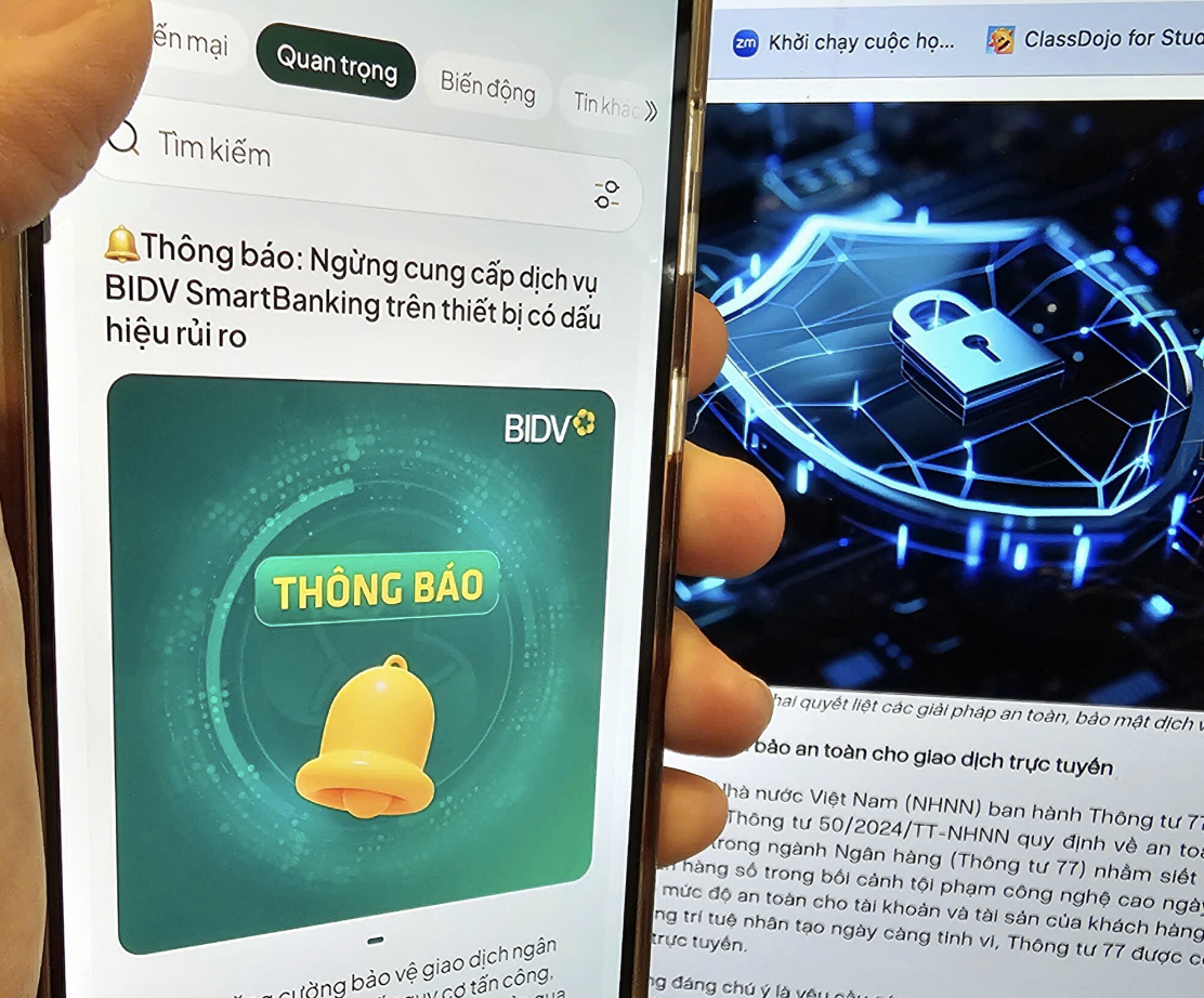 Những mẫu điện thoại có nguy cơ bị ngân hàng chặn giao dịch trực tuyến từ 1-3 - Ảnh 1.